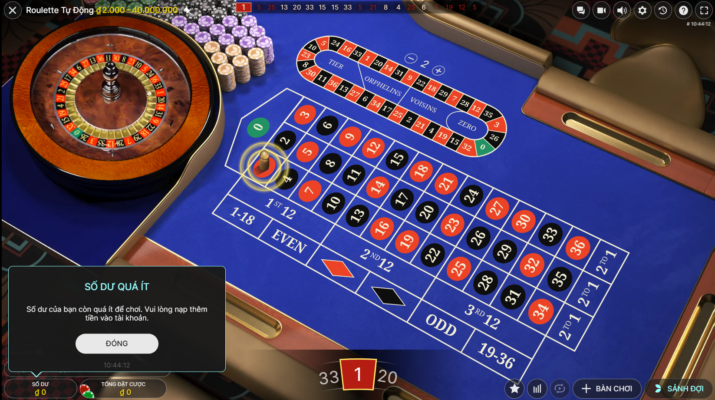 Các tính năng hỗ trợ người chơi tại Roulette