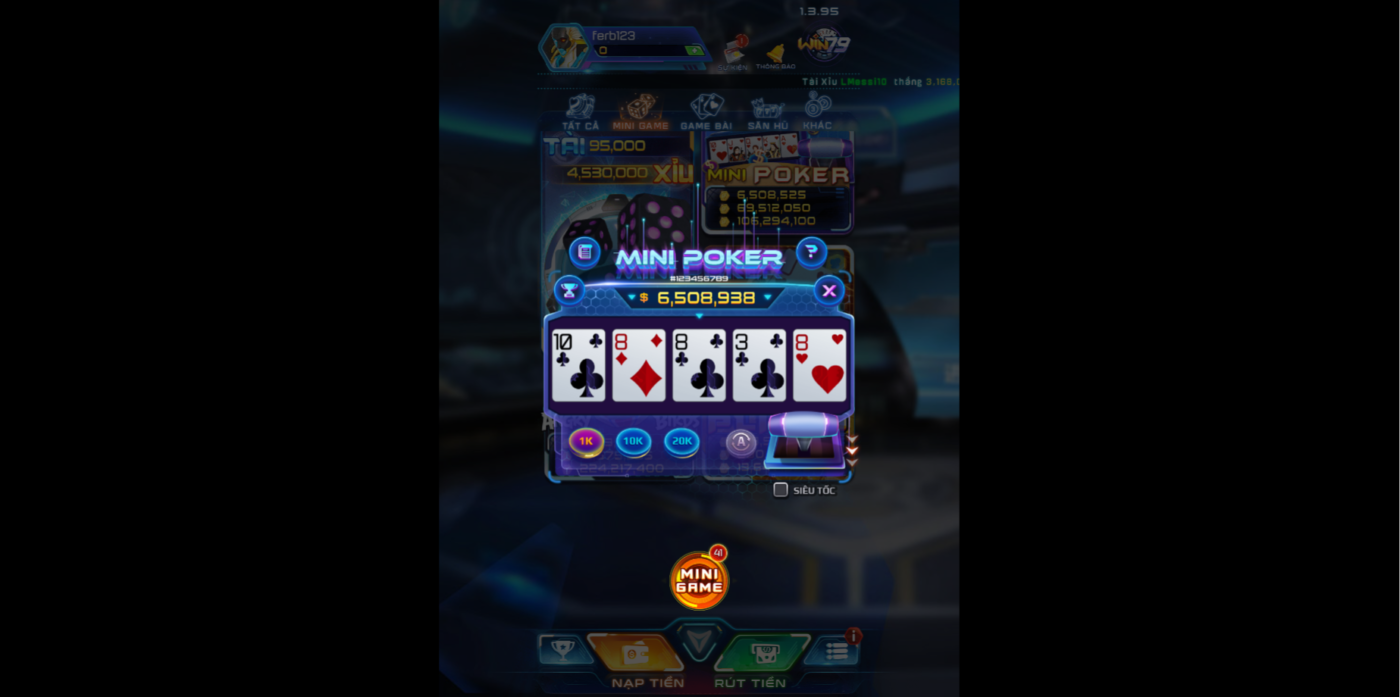 mini poker win79